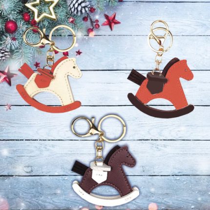 Брелок "Лошадка"кожаный