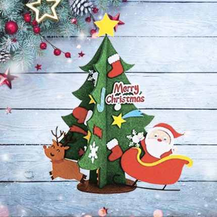 Елочка из фетра